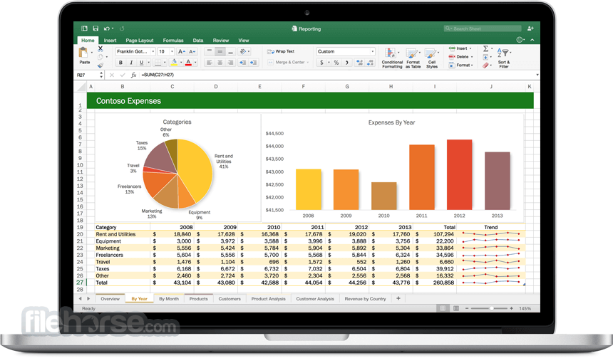 excel for mac 15.33